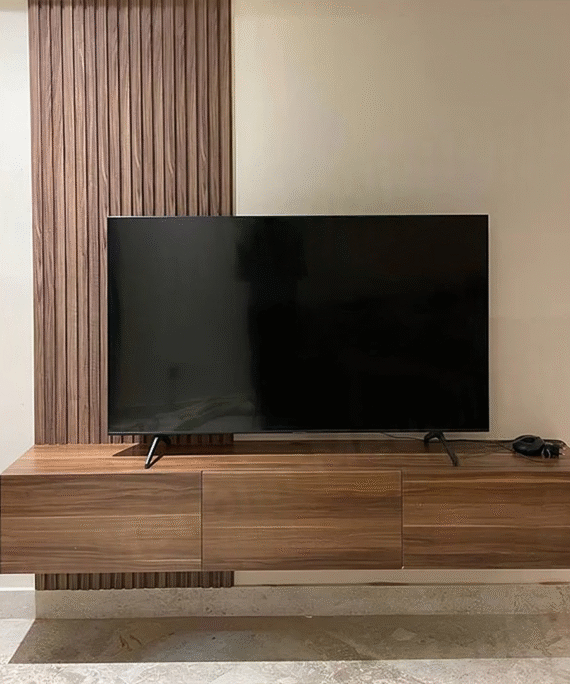 Meuble TV avec bardage PICASSO- Salon et séjour