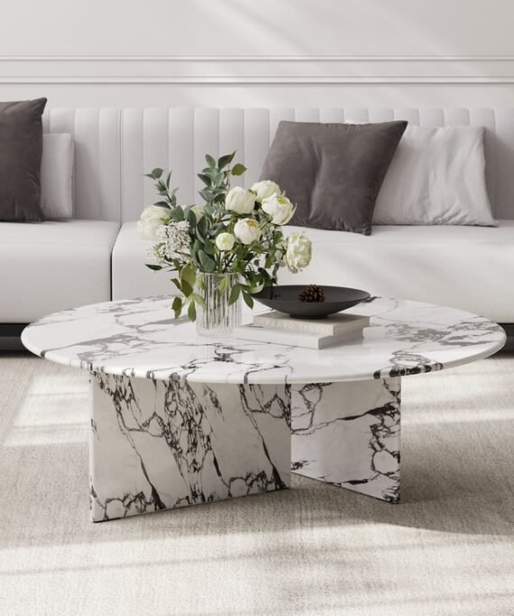Coffee Table EMBATOR- Effet marbre