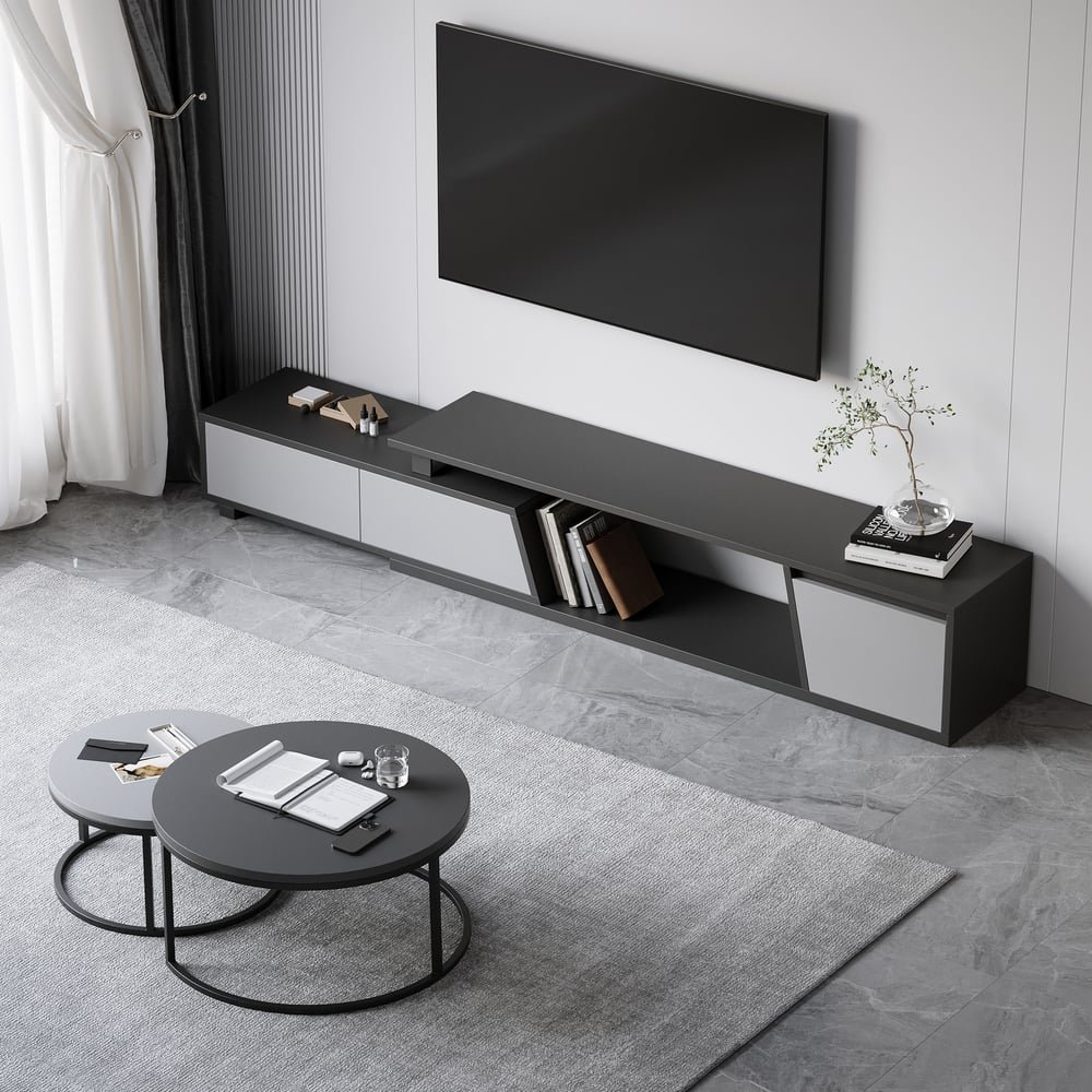 PACK DUBLIN GRIS - Meuble TV & Table Basse – Image 4