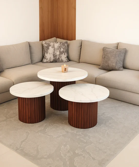 Tables HATRIK -effet marbre