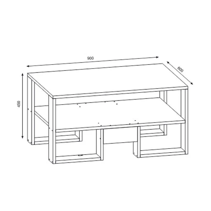 Pack ANTALYA meuble TV & TABLE BASSE – Image 4