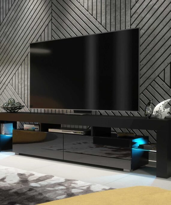 Meuble TV avec éclairage LED JOTIS 200cm