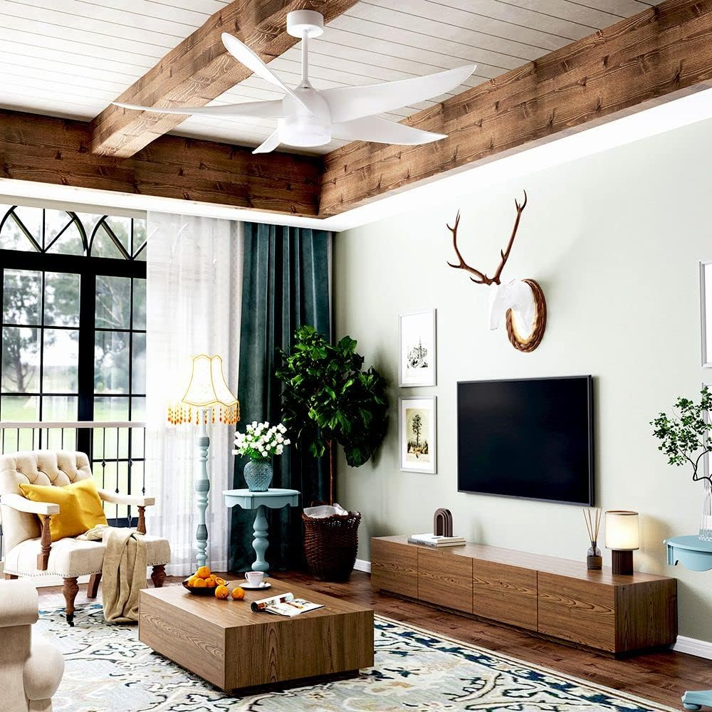 Meuble TV ANGELOS 160cm 4 portes – Marron – – Image 8