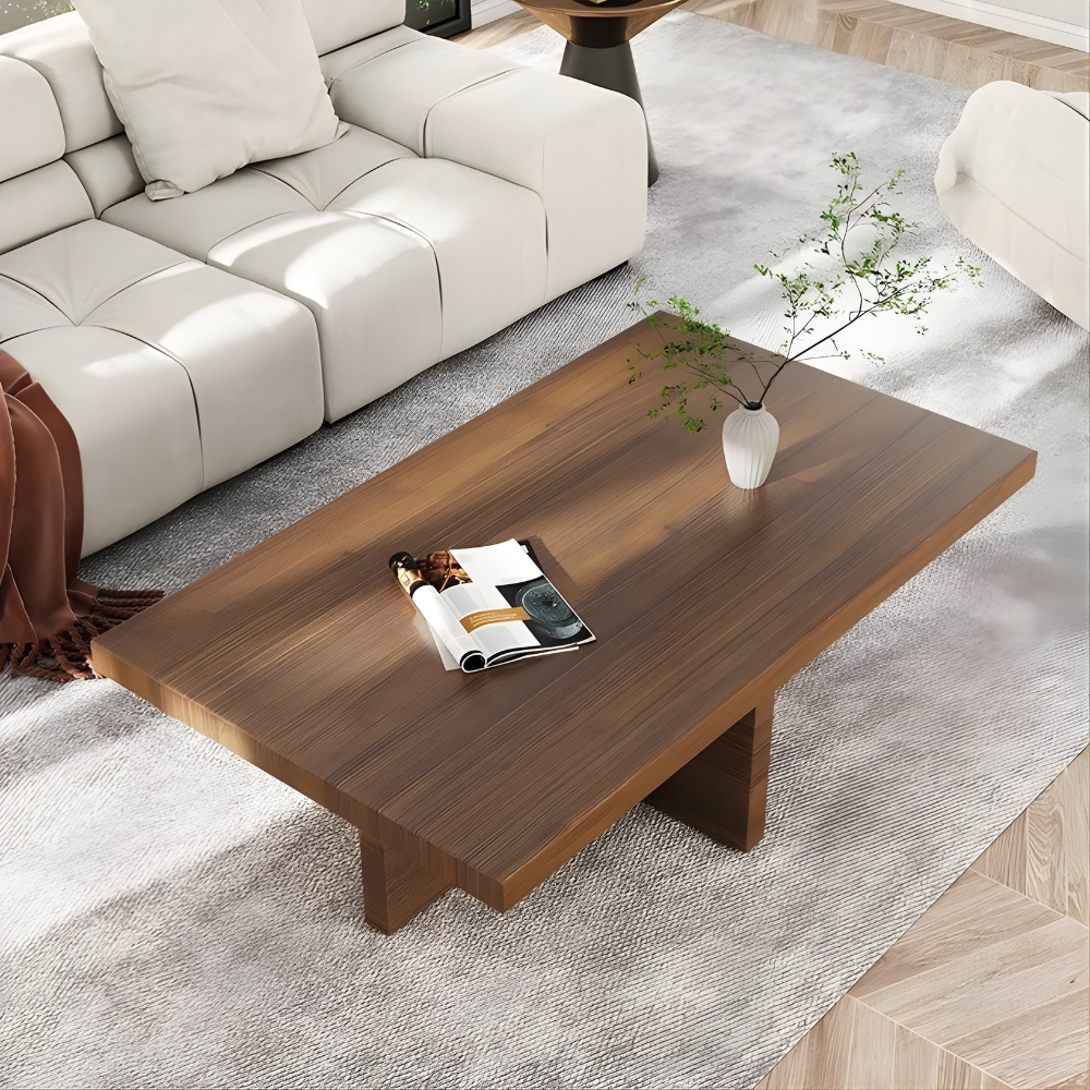 Table basse DUSTRO 110cm -Noyer- – Image 2