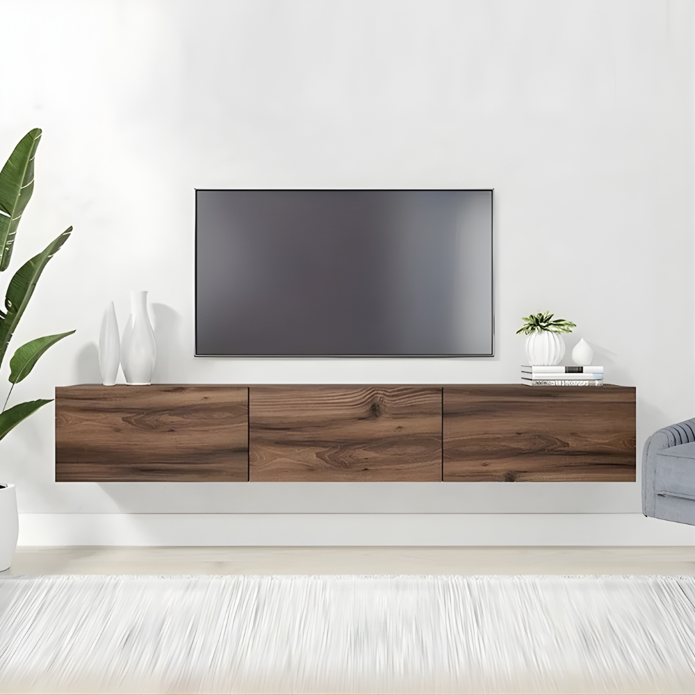 Meuble TV NUBESTA 180 cm –Noyer – – Image 2