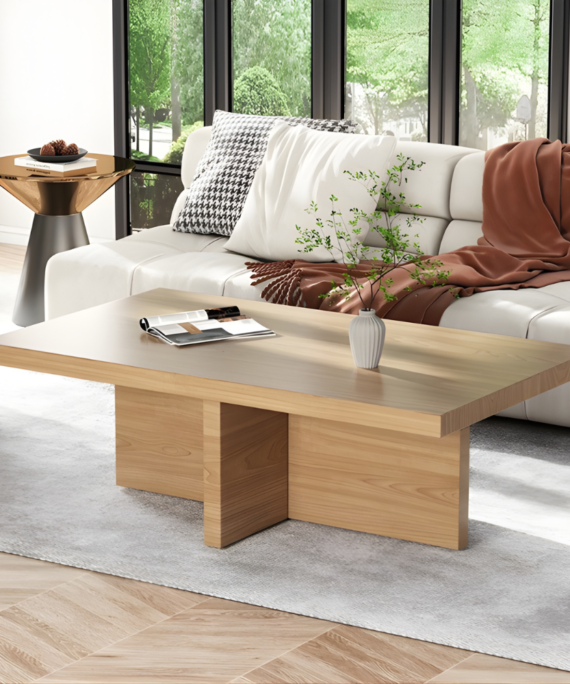 Table basse DUSTRO 110cm  –Chêne –