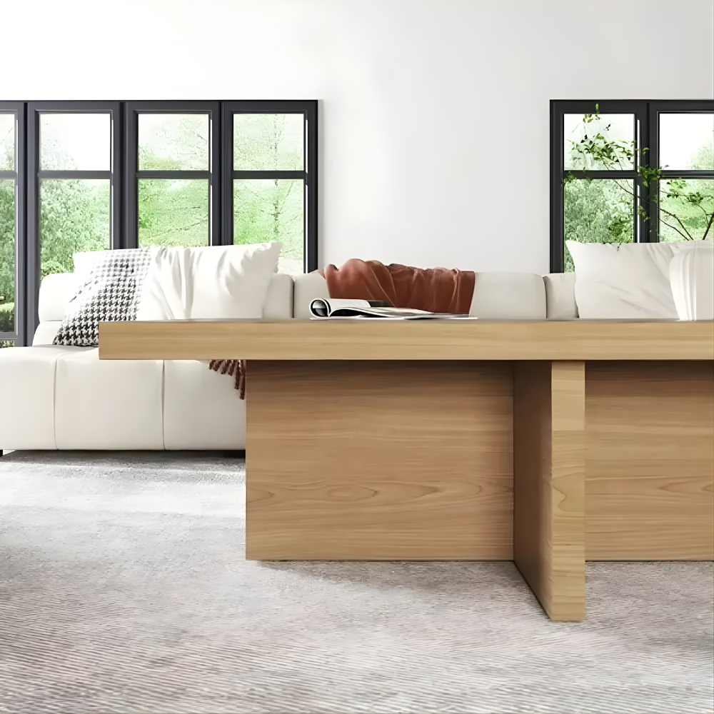 Table basse DUSTRO 110cm –Chêne – – Image 4